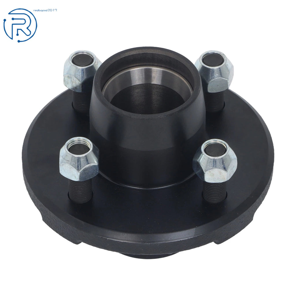 2X 4 Lug Trailer Hub Kit for 2000lbs Axle & Bearing Kit (1" Spindle)