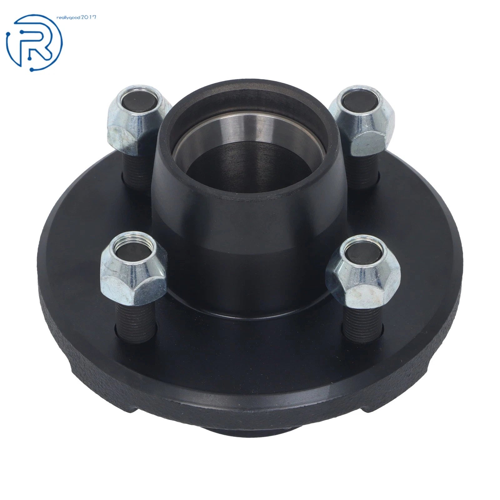 2X 4 Lug Trailer Hub Kit for 2000lbs Axle & Bearing Kit (1" Spindle)