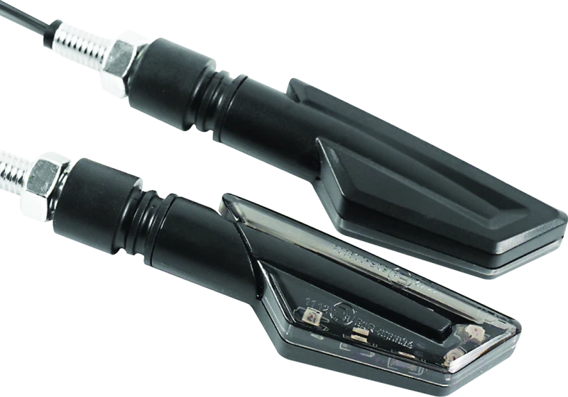 BikeMaster Tanto Turn Signal Rear LED Indicators for Motorcycle (111mm)