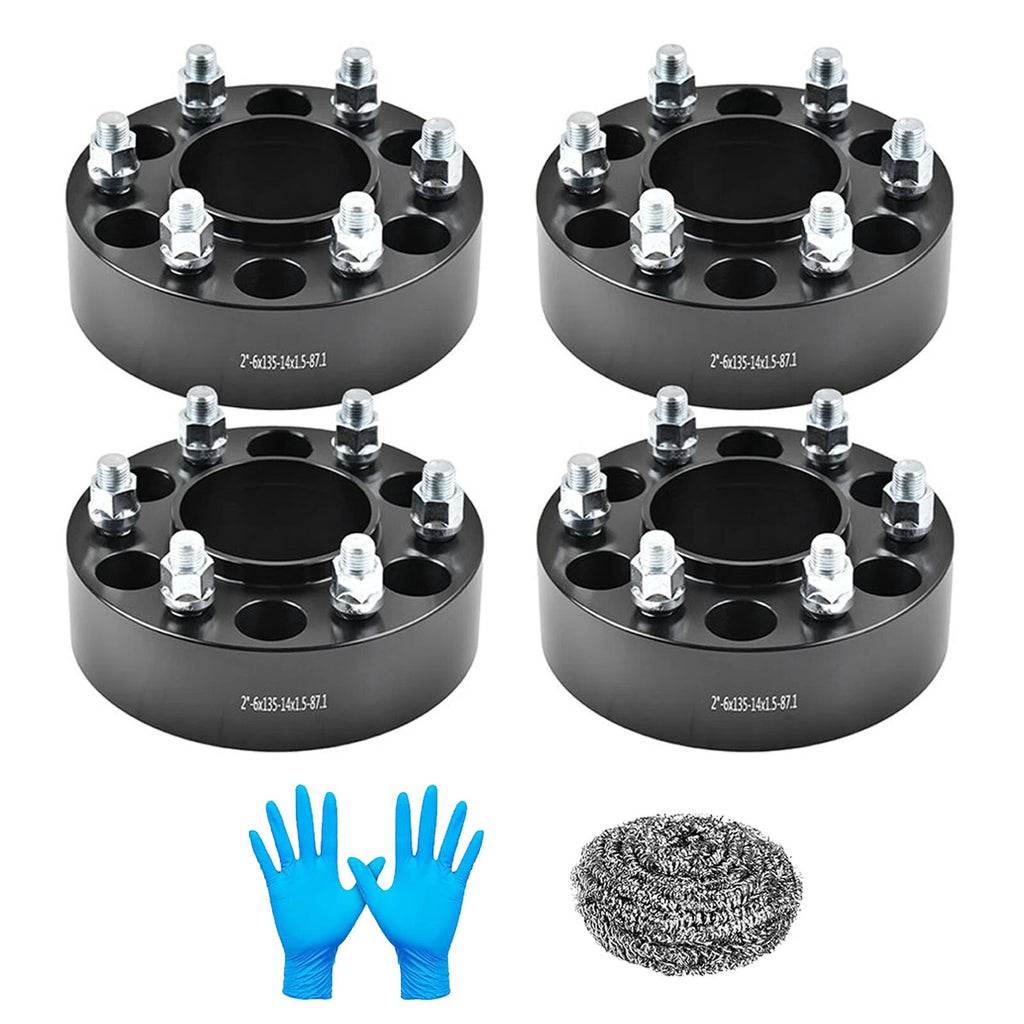 2" Hubcentric Wheel Spacers (4PC) for Ford F150 & Expedition (2015–2024)