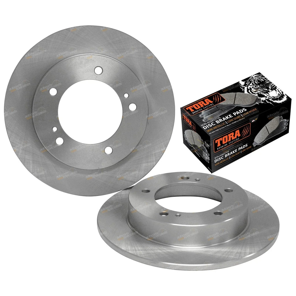Front Disc Rotors + Brake Pads for Sierra 4x4 (1983 - 1996)
