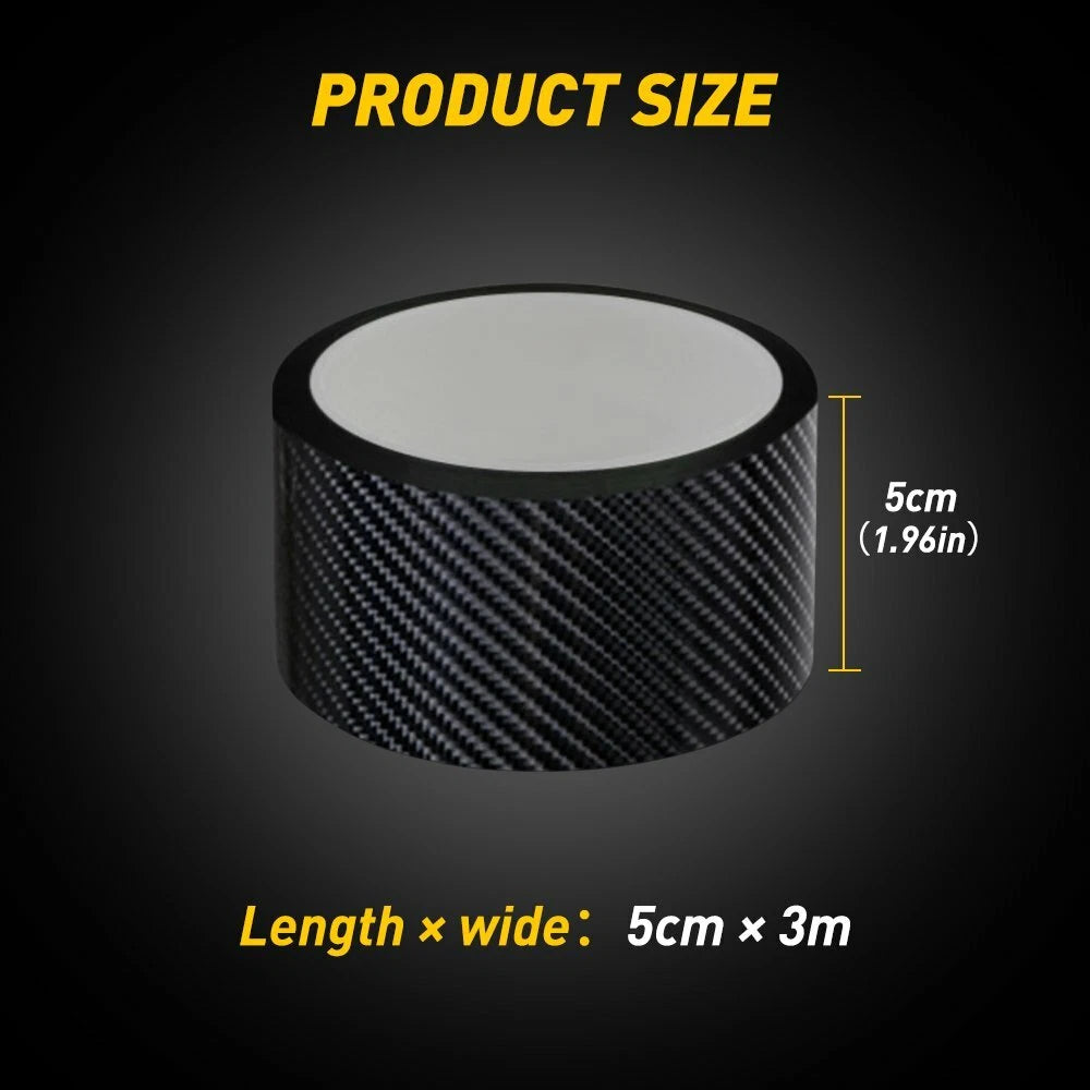 Carbon Fiber Door Sill Scuff Protector for Car (YYYY–YYYY)