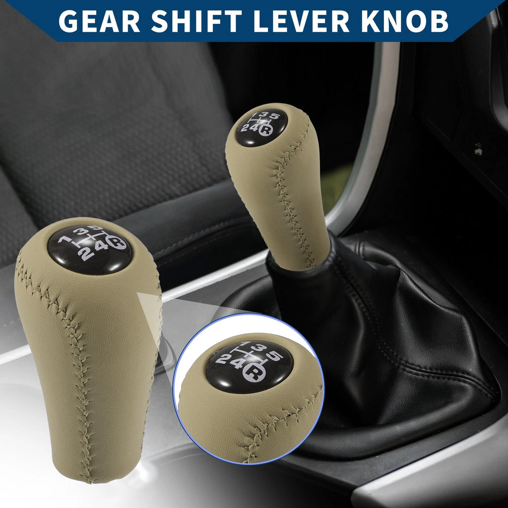 5 Speed Manual Gear Shift Knob for Toyota 4Runner (1993–2001) Faux Leather Beige