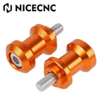 8mm Swingarm Spools Sliders for Kawasaki Z650 Z800 Z900 Z1000 SX Ninja 600 ZX-6R
