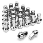 Set of 24 Chrome Lug Nuts for Ford Lincoln Mark LT (2006–2008, 2010)