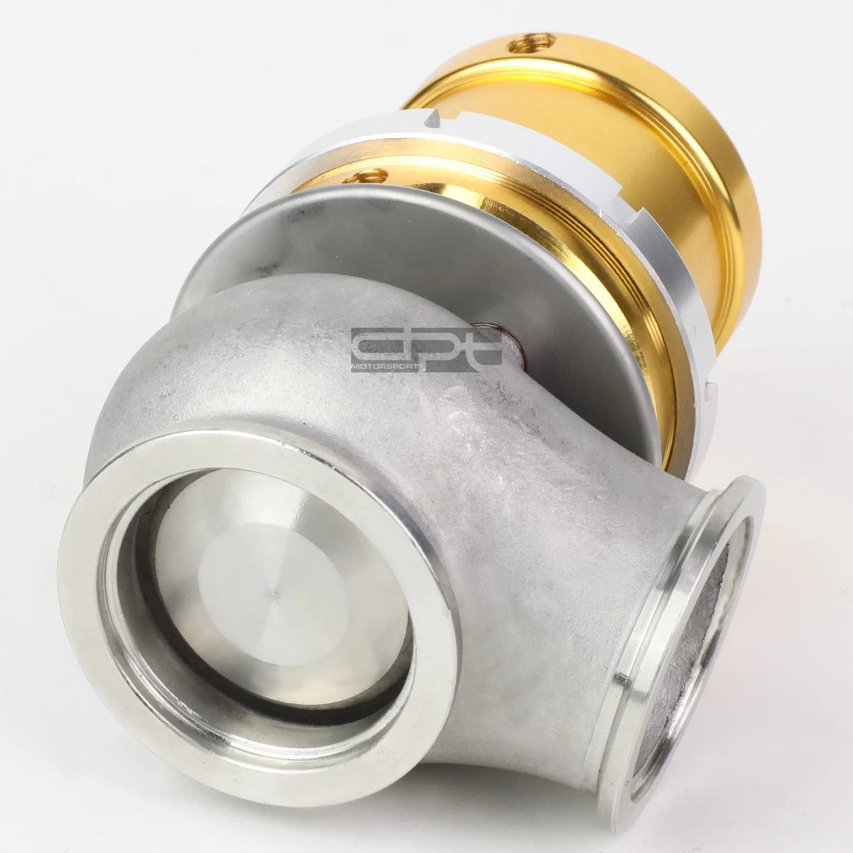 Universal 40mm Turbo V-Band Wastegate Bypass Exhaust + Spring Gold