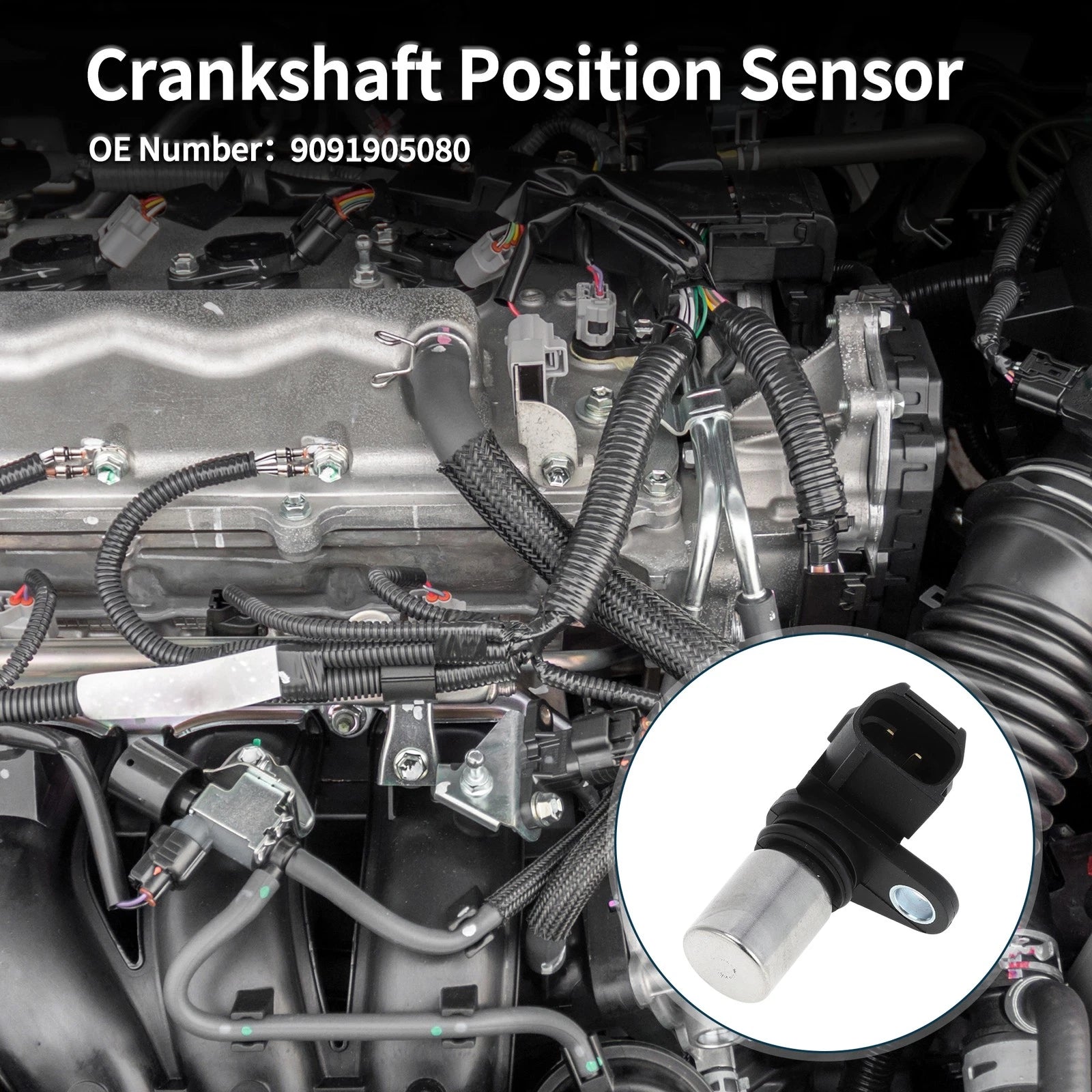 Crankshaft Position Sensor for Toyota Elios Liva Cross (No. 9091905080)