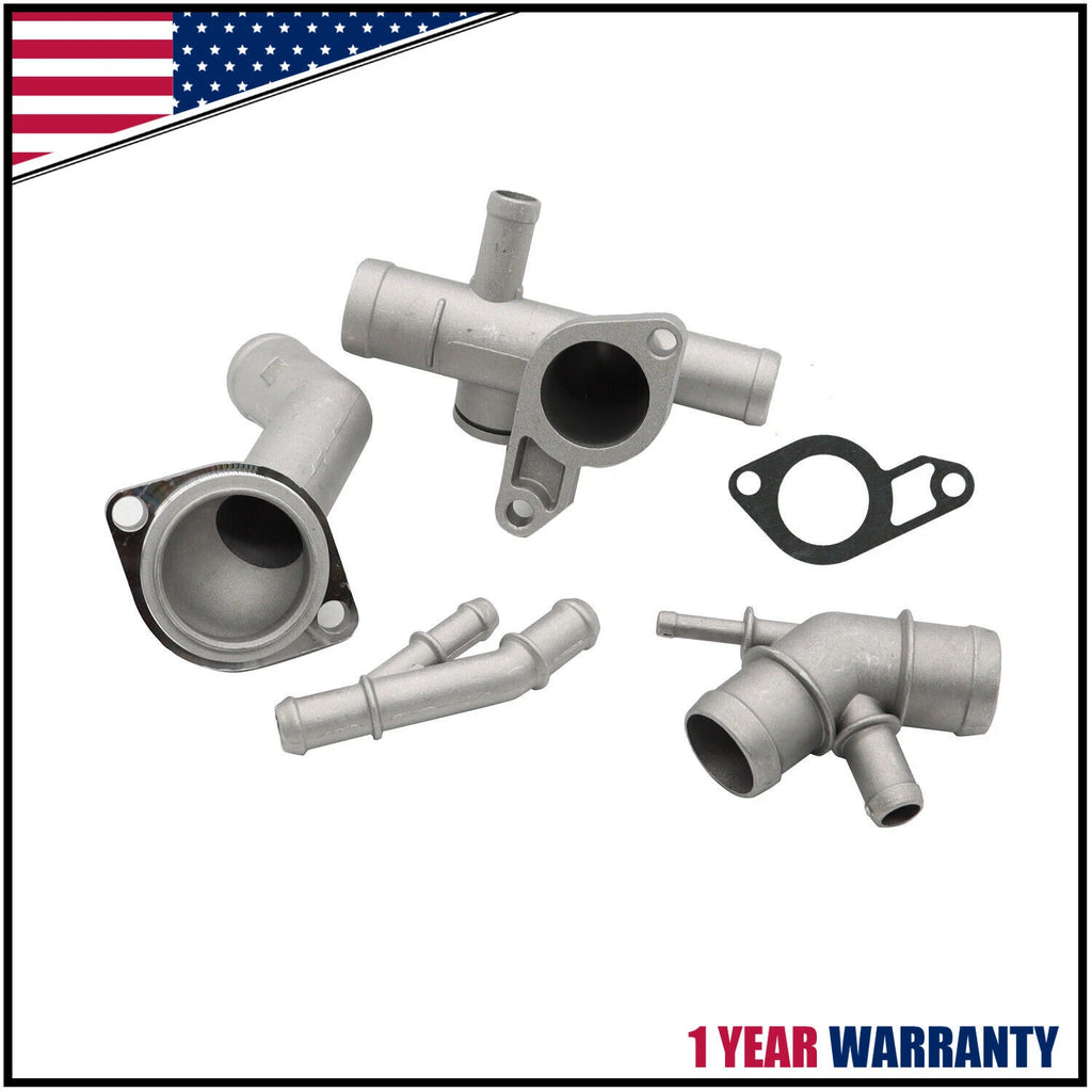 Cast Aluminum Coolant Flange for VW MK4 Golf Jetta GLI GTI TT 1.8T (1999–2006)