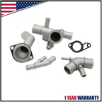 Cast Aluminum Coolant Flange for VW MK4 Golf Jetta GLI GTI TT 1.8T (1999–2006)
