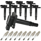 Set of 8 Ignition Coils & 8 Spark Plugs for Audi A4 TT Quattro Volkswagen Beetle (1.8L)
