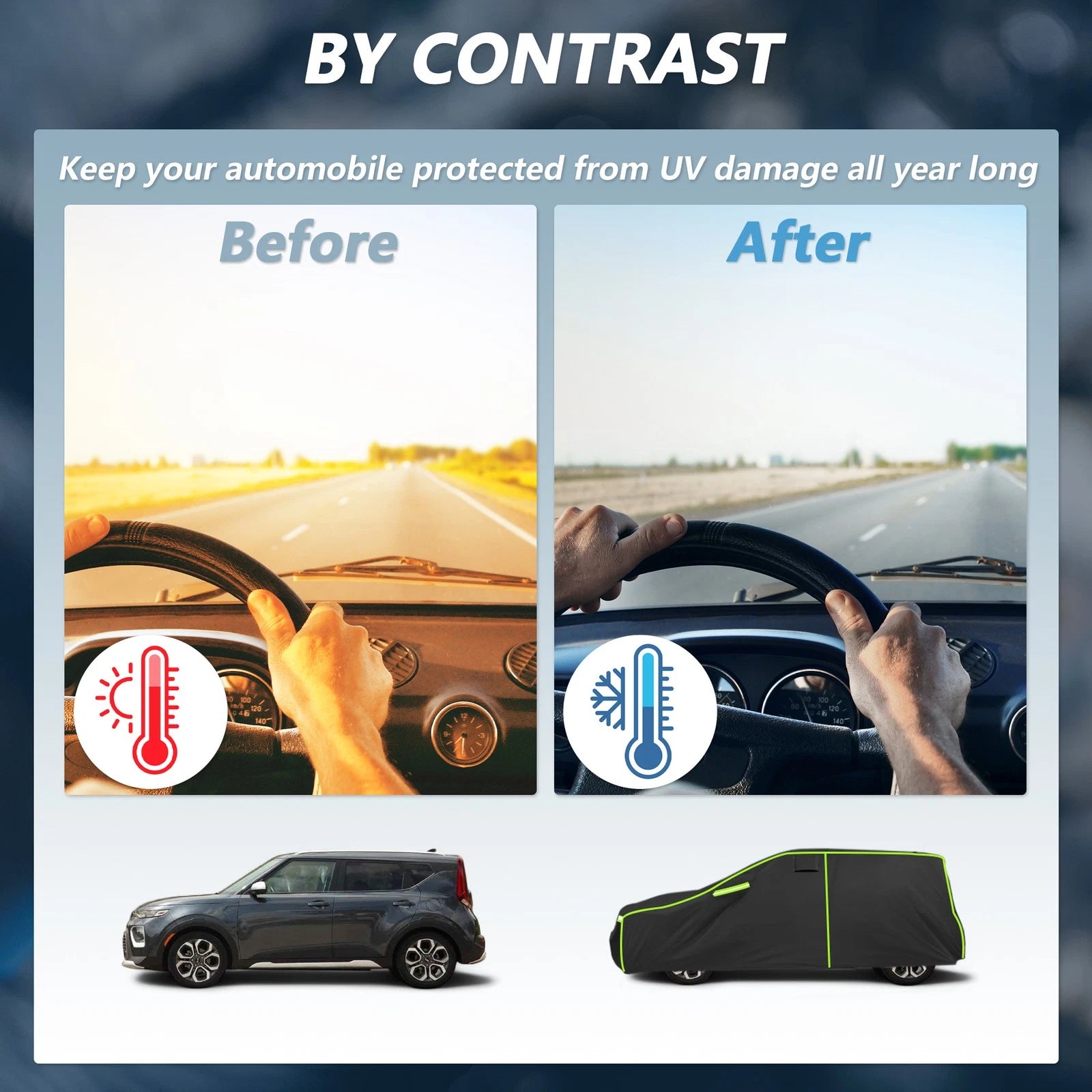 Waterproof All Weather Car Cover for Kia Soul (2010–2023)