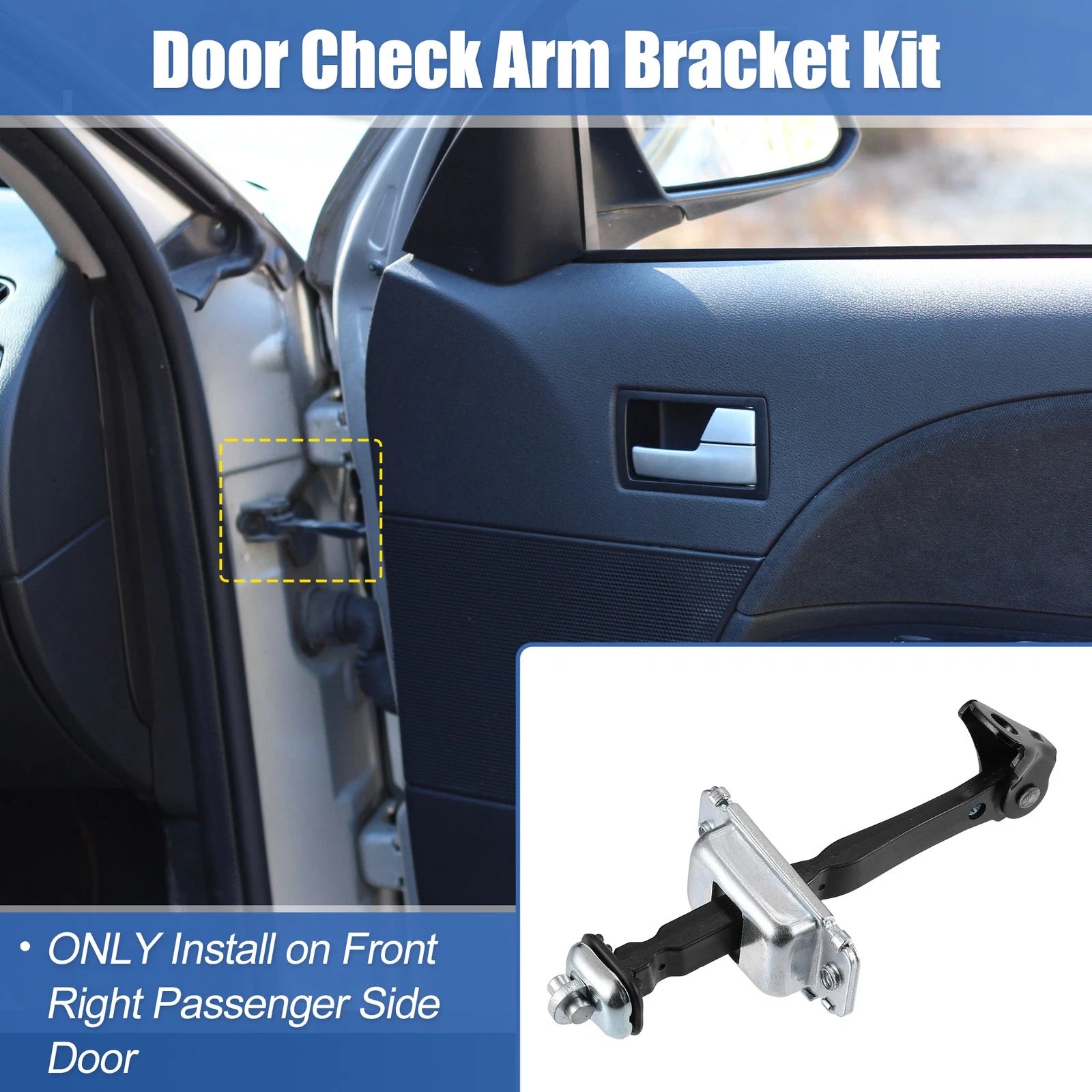 Front Right Passenger Door Check Stop Strap Limit 72340SHJA01 for Honda Odyssey (2018–2023)