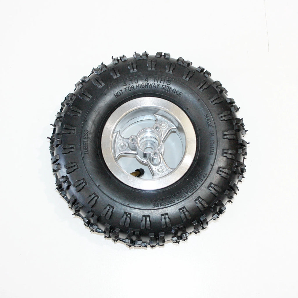 4 Inch Rear Wheel Rim Tire for 49cc Mini Quad Dirt Bike ATV Buggy
