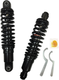 Premium Ride-Height Adjustable Shocks for Drag Specialties (Black)