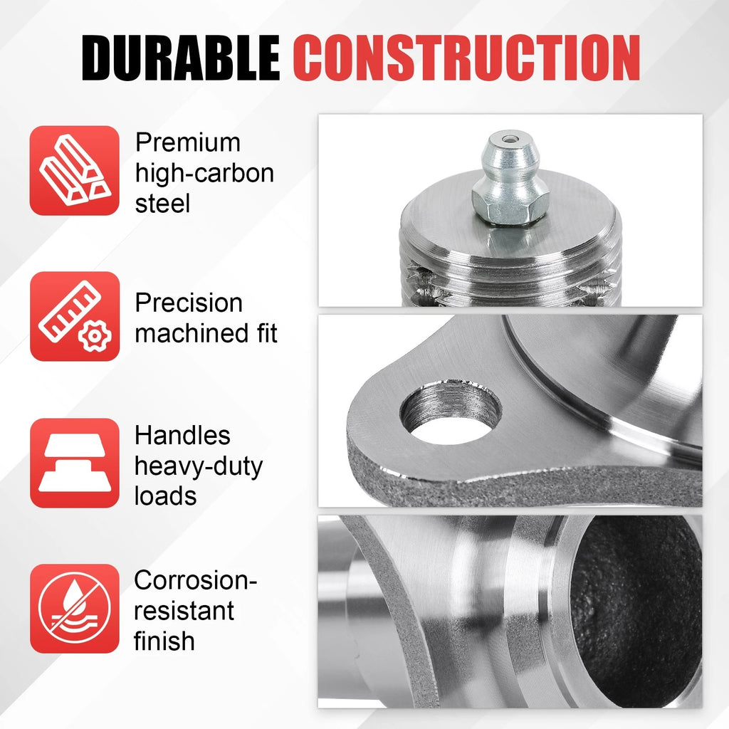 2 Pack E-Z Lube Spindles with Brake Flange for 3500 lb Axle