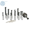 3-Inch Boring Head with R8 Shank & 12Pcs 3/4-Inch Carbide Boring Bar Set