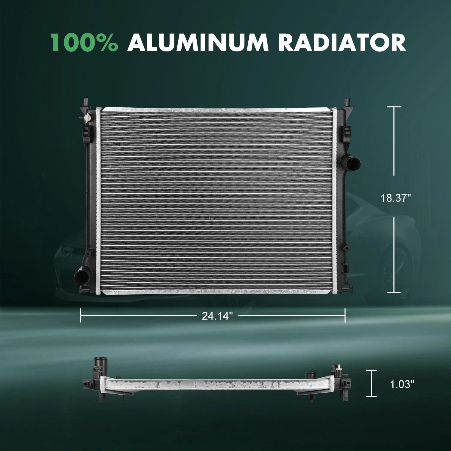Radiator for Chrysler 300 Dodge Charger Challenger (2009–2019)