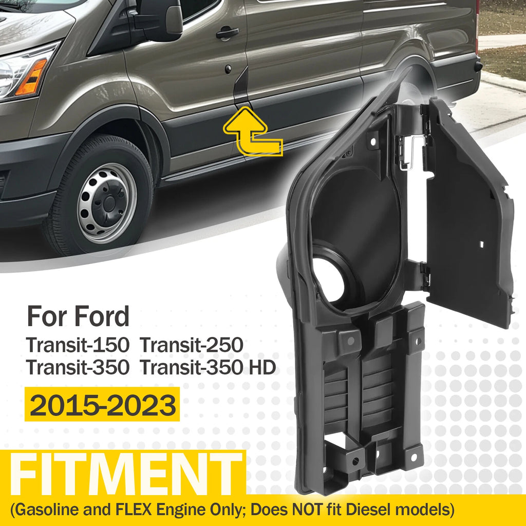 Fuel Filler Door Housing for Ford Transit Van 150 250 350 (2015–2023)