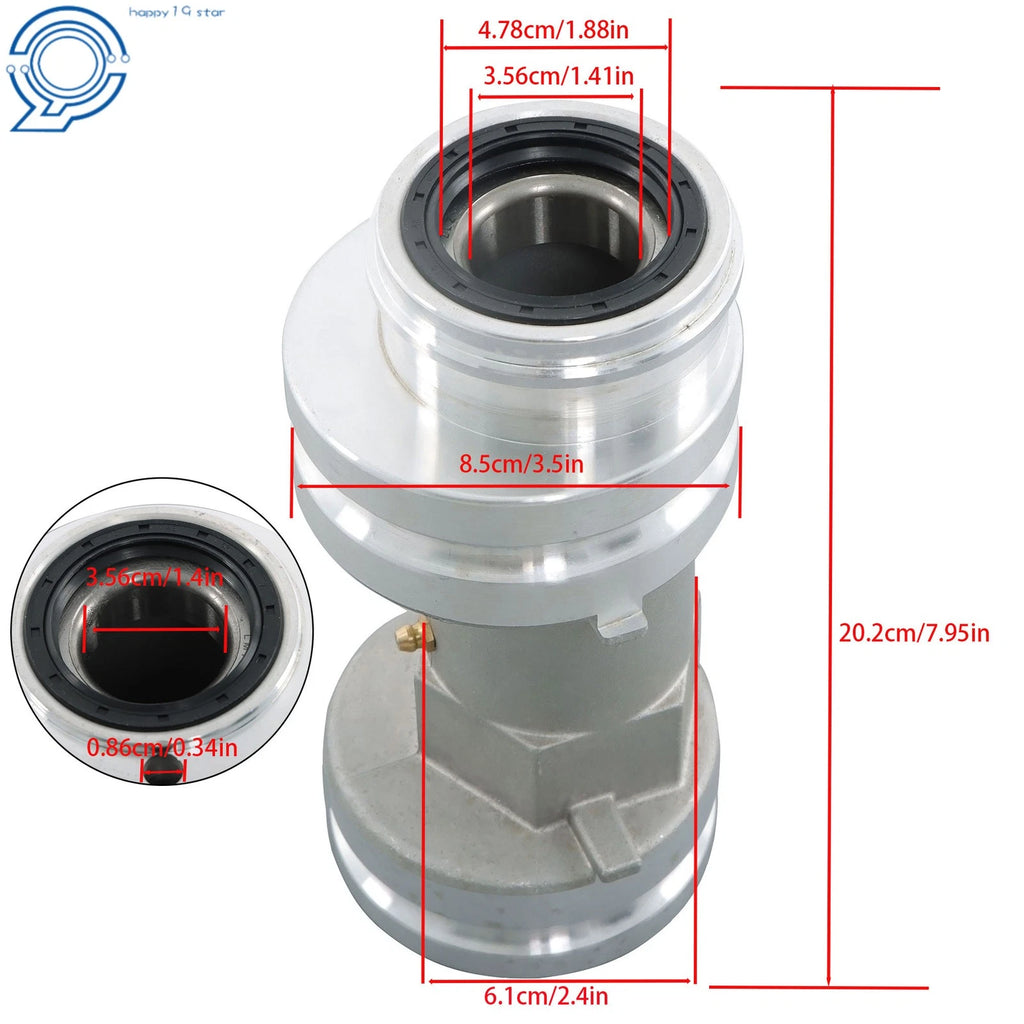 Rear Axle Bearing Housing Carrier Hub for Polaris Scrambler 400 500 (1998–2004)