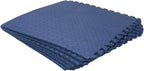 Set of 12 Blue EVA Foam Interlocking Exercise Mats for Gym Fitness Yoga