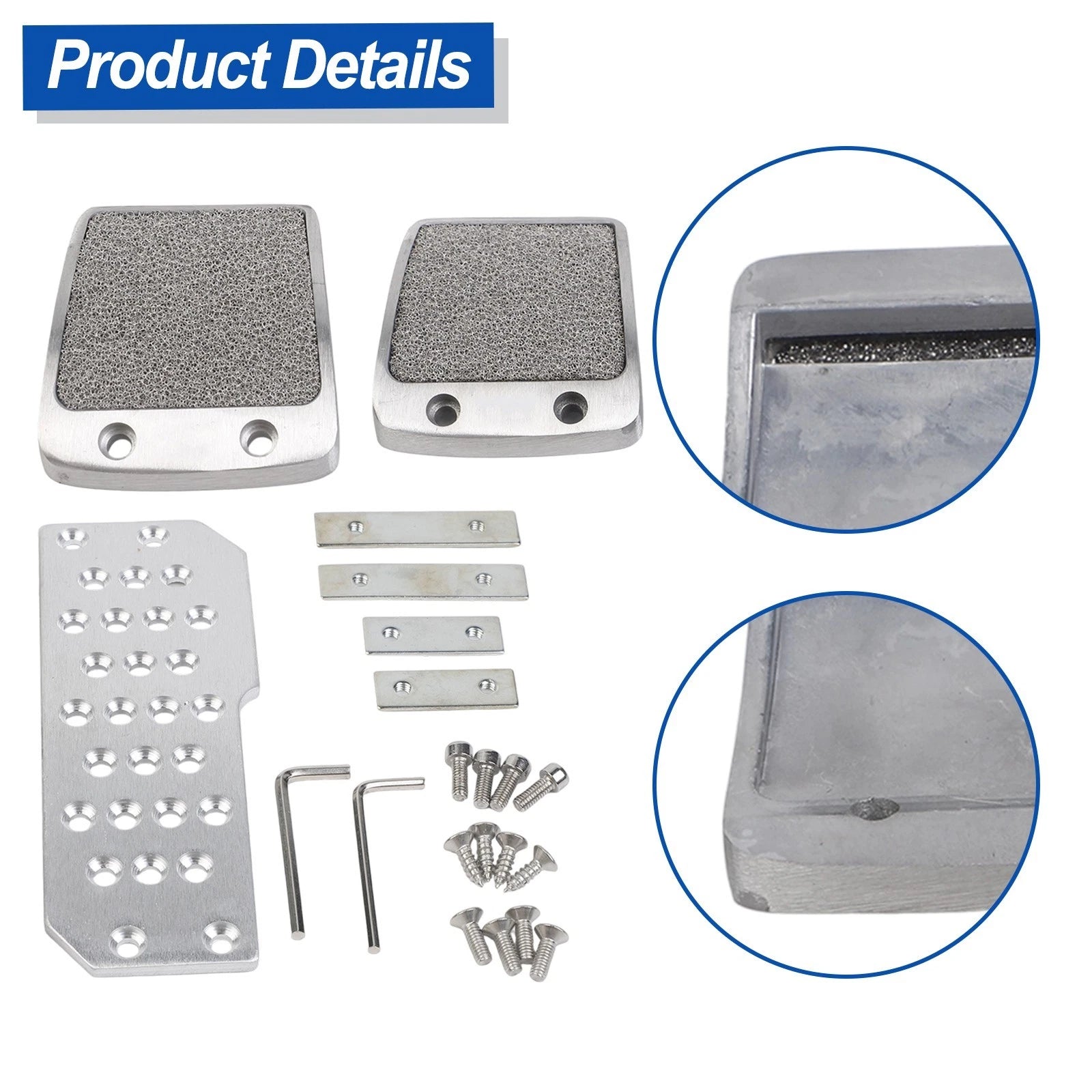 Set of Footrest Pedal Mounting Accessories for Manual Gear