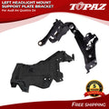 2X Front Left Headlight Mount Support Plate for Audi A4 Quattro S4 (1996–2001)