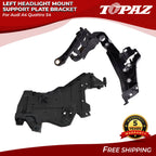 2X Front Left Headlight Mount Support Plate for Audi A4 Quattro S4 (1996–2001)