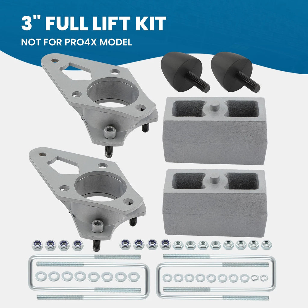 3 Inch Leveling Lift Kit for Nissan Frontier 2WD 4WD (2005–2022)