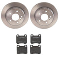 Brembo Rear Brake Kit Low-Met Pads Disc Rotors for Mercedes W201 190E (1986–1987)