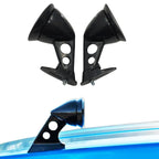 Black JDM Racing Sport Bullet Fender Side Mirror for Universal Fit