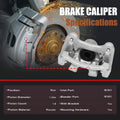 2X Rear Brake Caliper w/ Bracket for Hyundai Sonata Kia Optima (2011–2015)