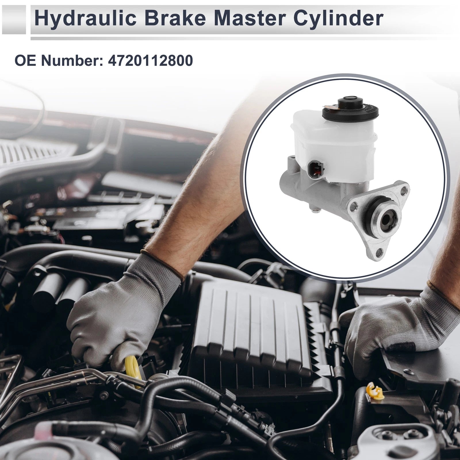 Brake Master Cylinder with Reservoir No. 4720112800 for Toyota Corolla (1992–2002)