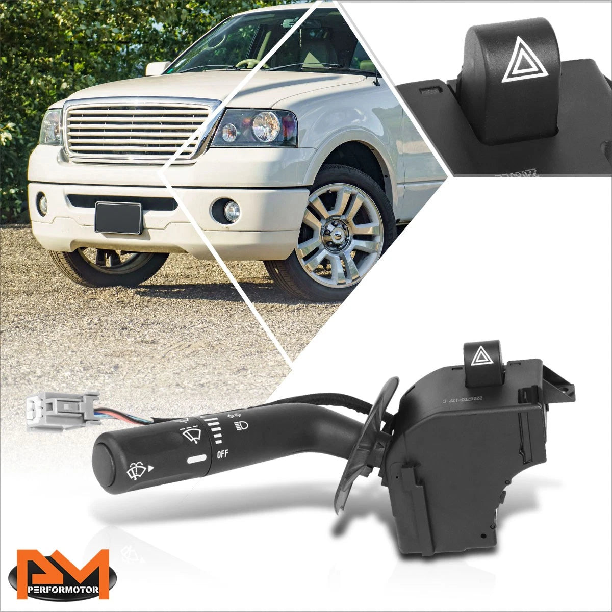 Headlight Dimmer Washer Combination Switch for Ford F150 Lincoln Mark LT (2005–2008)