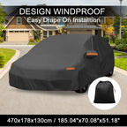 Waterproof 210D-PU Car Cover for Toyota Prius Hatchback (2010–2023)