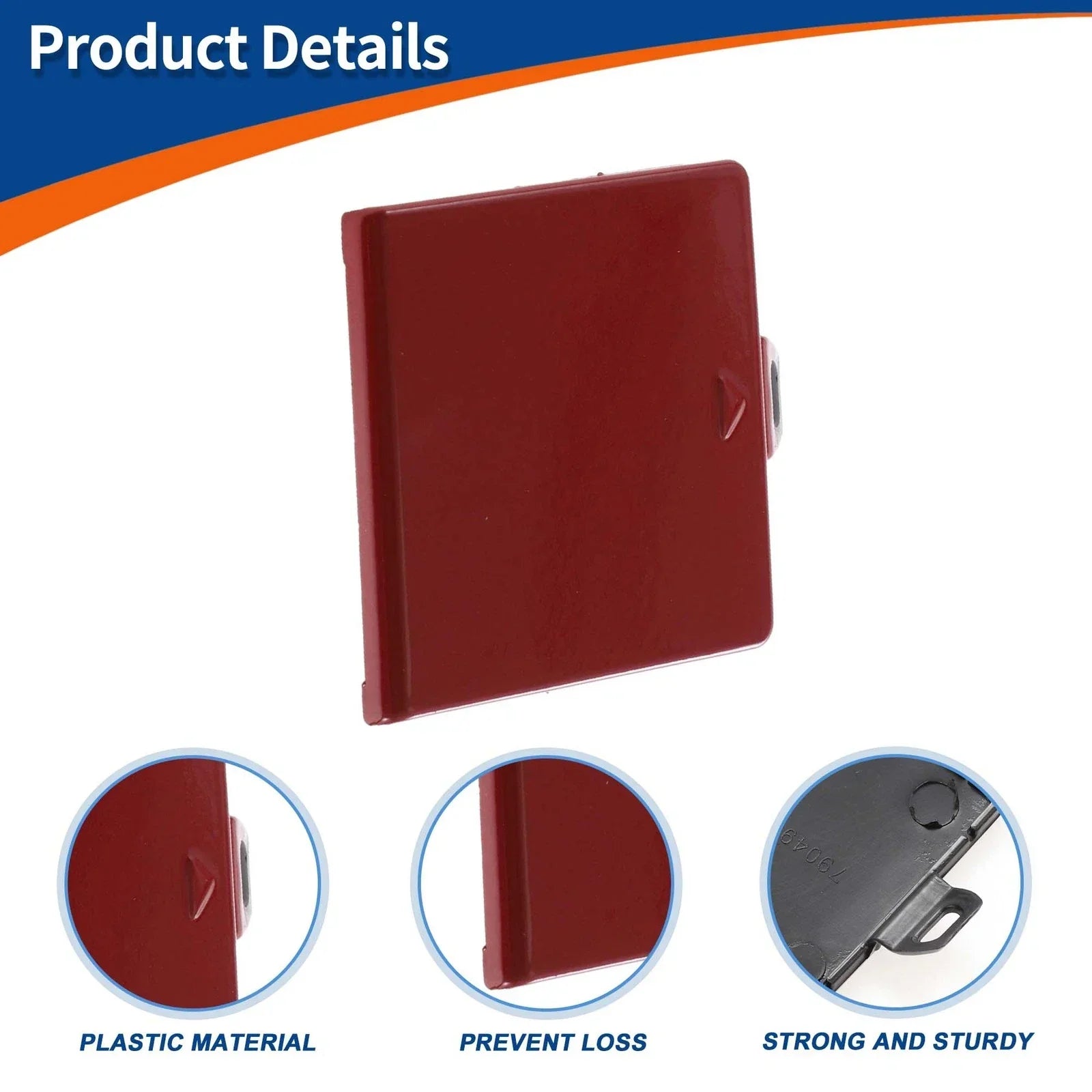 Rear Bumper Tow Hook Cover for BMW 5 Series F10 Melbourne Red