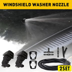 Set of 2 Windshield Washer Nozzles for Ford F250 F350 F450 (2011–2016) Edge (2007–2011) Lincoln V