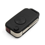 Key Button Folding Uncut Key Remote Case Shell for Mercedes-Benz ()