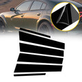 6X Glossy Black Pillar Post Trim for Dodge Charger (2011–2021) EXV