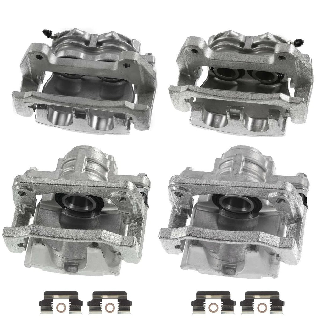 4x Front & Rear Brake Caliper with Bracket for Pontiac G8 (2008-2009)