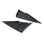 Glossy Black Rear Quarter Moldings Covers for Toyota Prius (2016-2022)