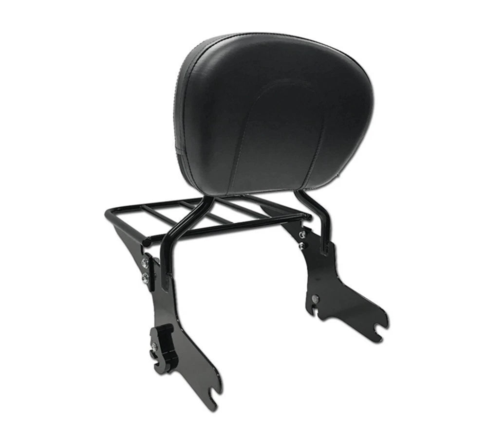 Sissy Bar Backrest with Luggage Rack for Harley Road Glide Street Glide (1997–2008)
