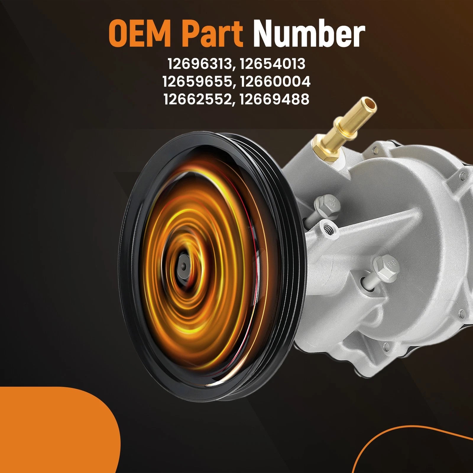 Vacuum Pump for Chevrolet Silverado GMC Sierra 1500 Tahoe Yukon (2014–2020)