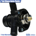 Engine Coolant Thermostat with Water Inlet for Buick Encore, Chevrolet Cruze
