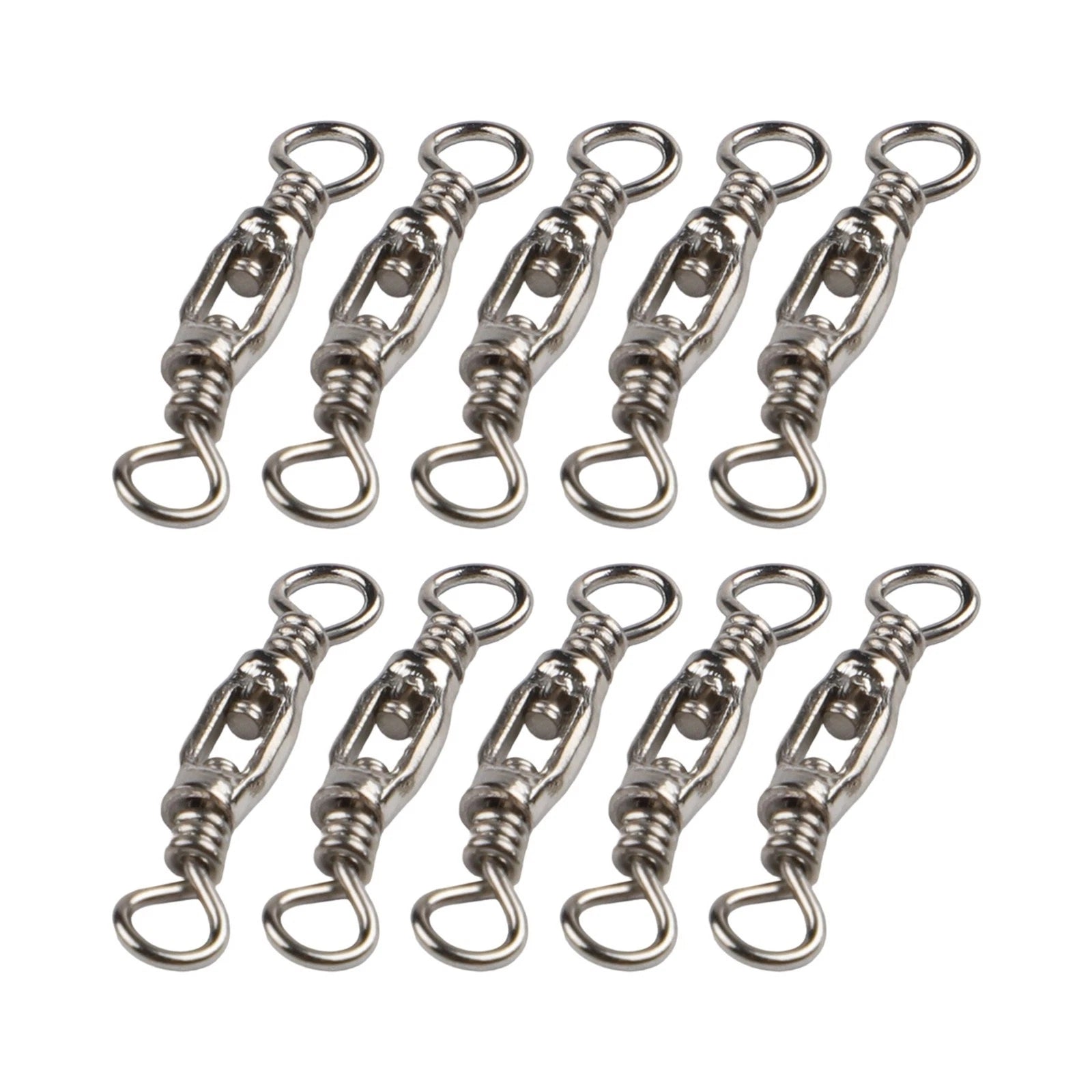 Fishing Swivel Connector for Smooth Rotation (Heavy Duty Stainless Steel)