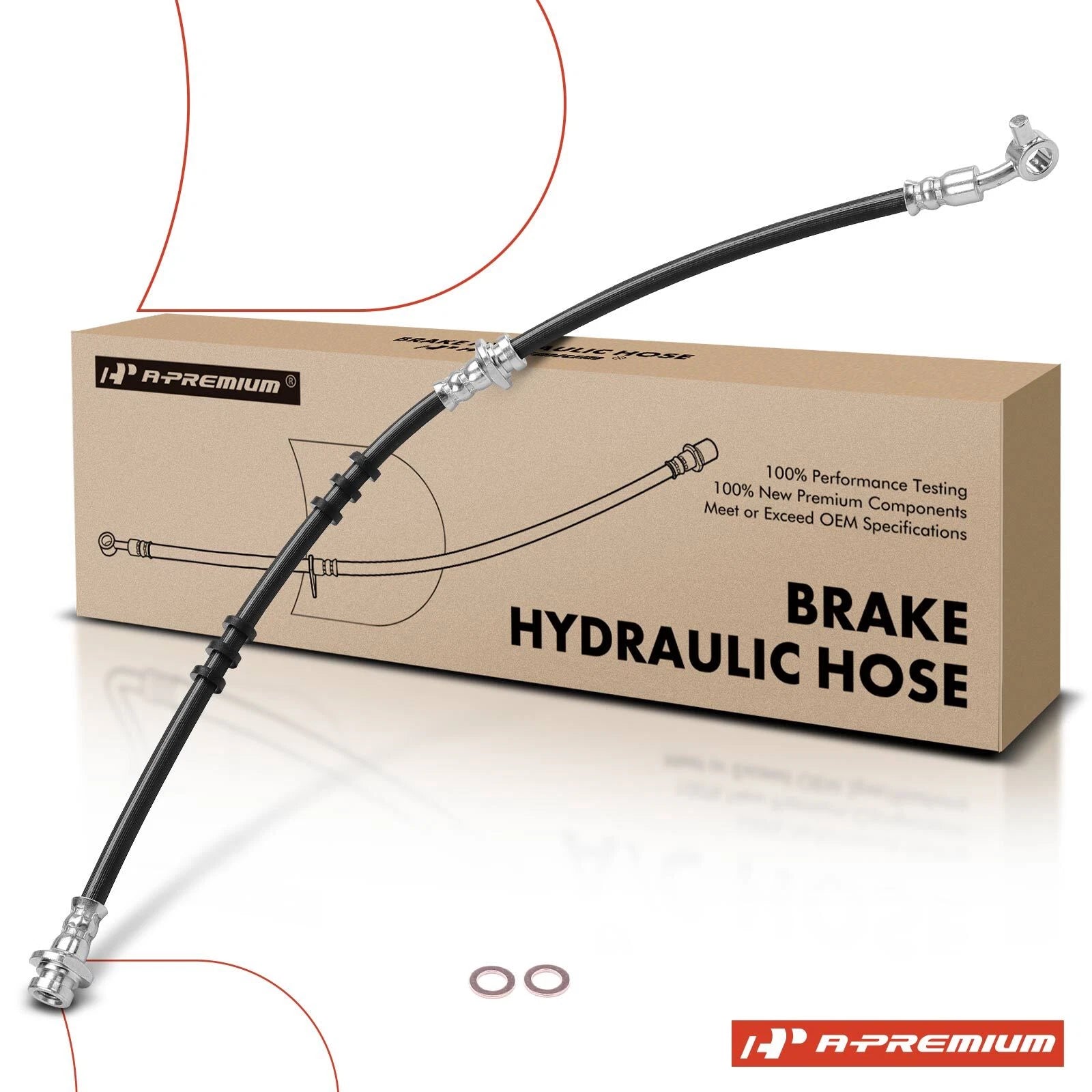 Front Right Brake Hydraulic Hose for Nissan Maxima (2002–2003)