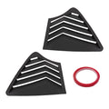Quarter Panel Louvers for Infiniti Q50 (2014–2024) Gloss Black Painted