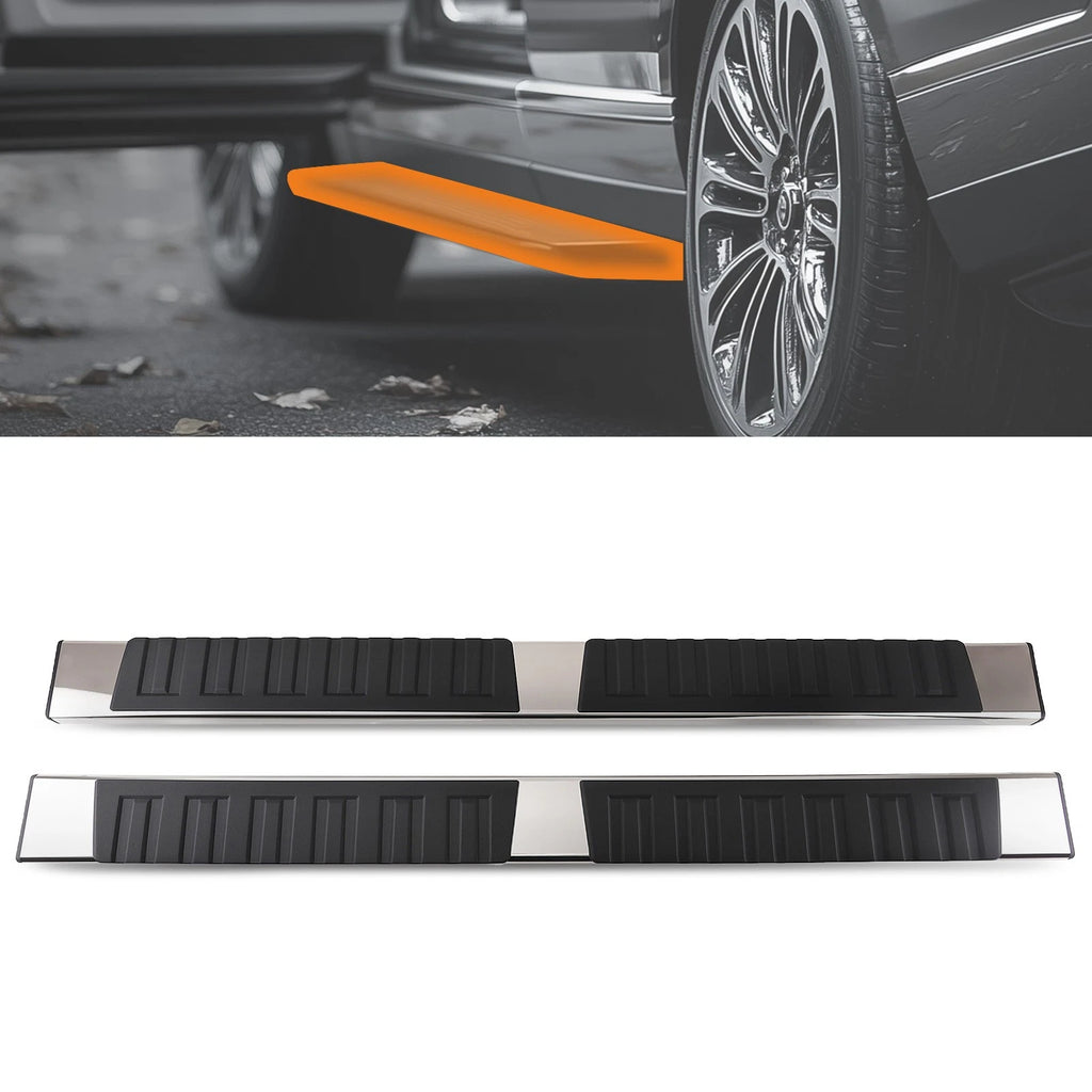 6" Running Board Side Steps for Silverado Sierra 1500 (2023–2026) Crew Cab