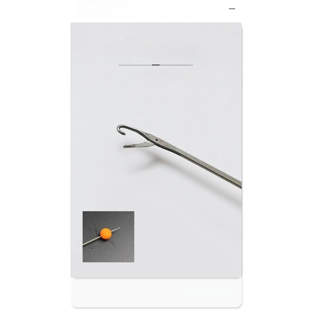 90mm Orange Bait Needle Tool for Carp Fishing (Boilie Hook Drilling)