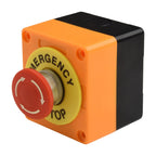 Tool Button Switch Box Control for 660V Mushroom Red (10A)