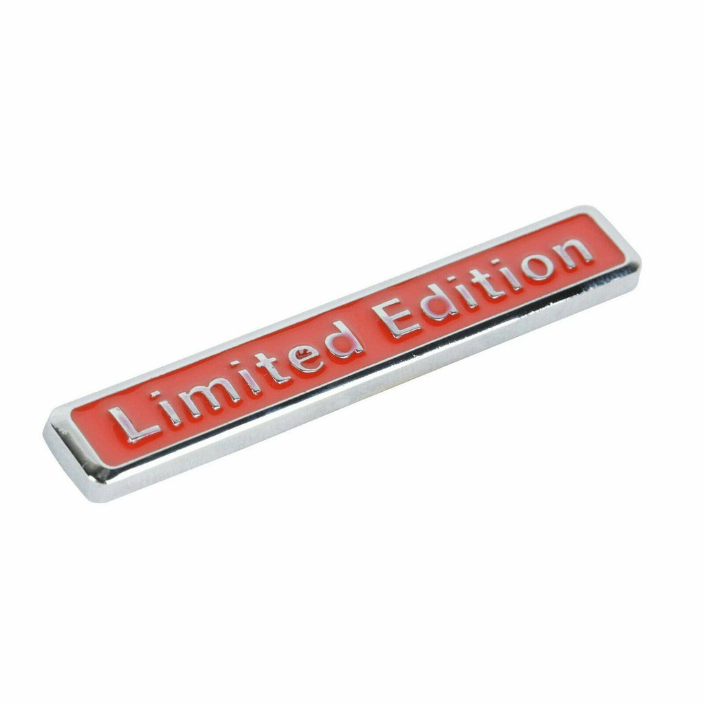 3D Red Metal Limited Edition Emblem Badge for Car (2015-2019)